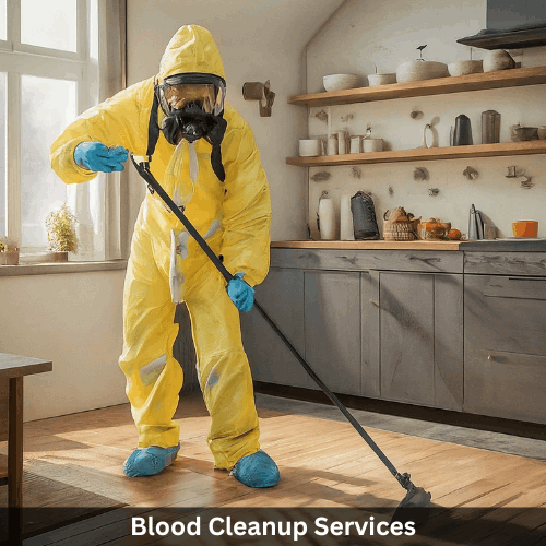 Professional blood cleanup services: ensuring safety and cleanliness in any environment.